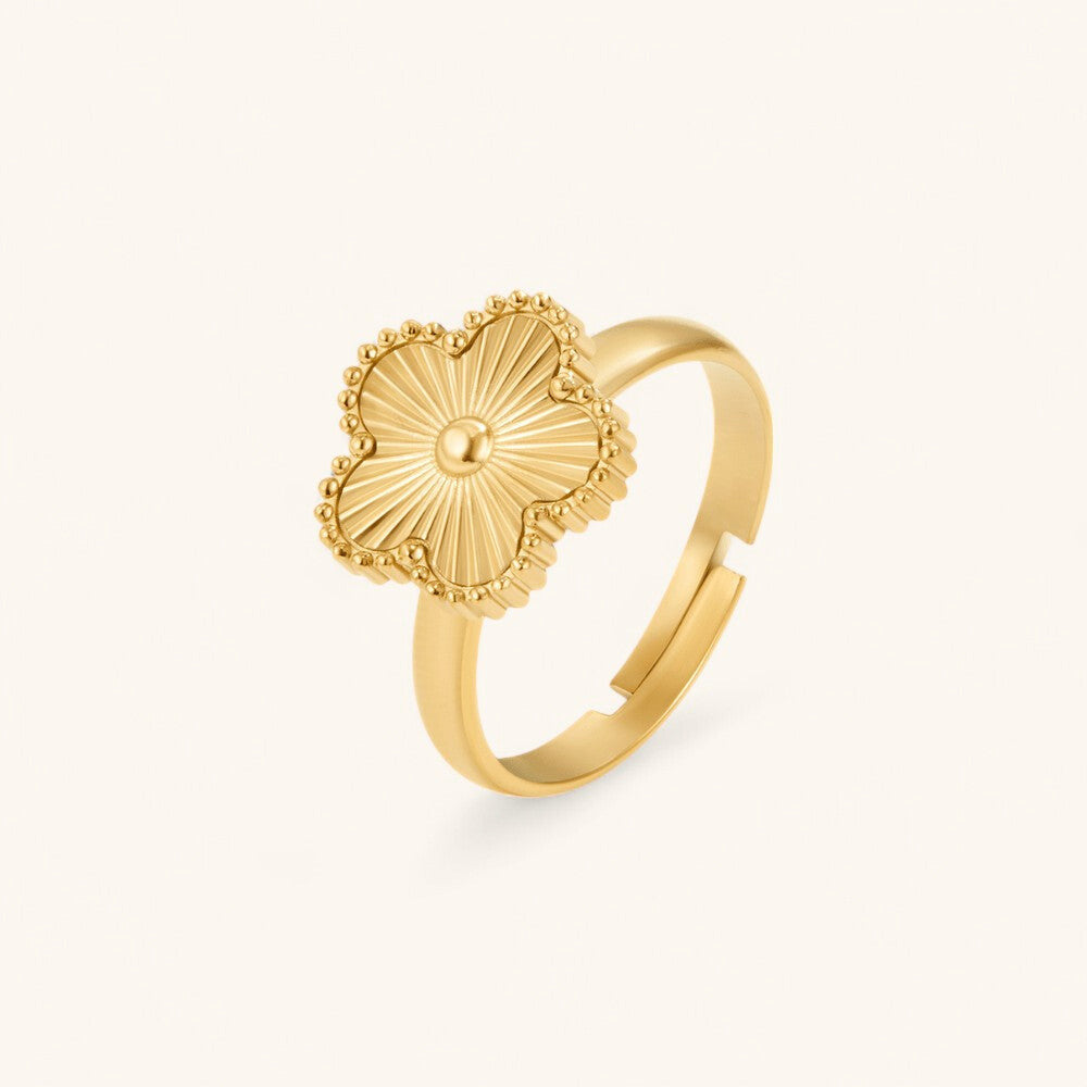 Klaver gouden ring