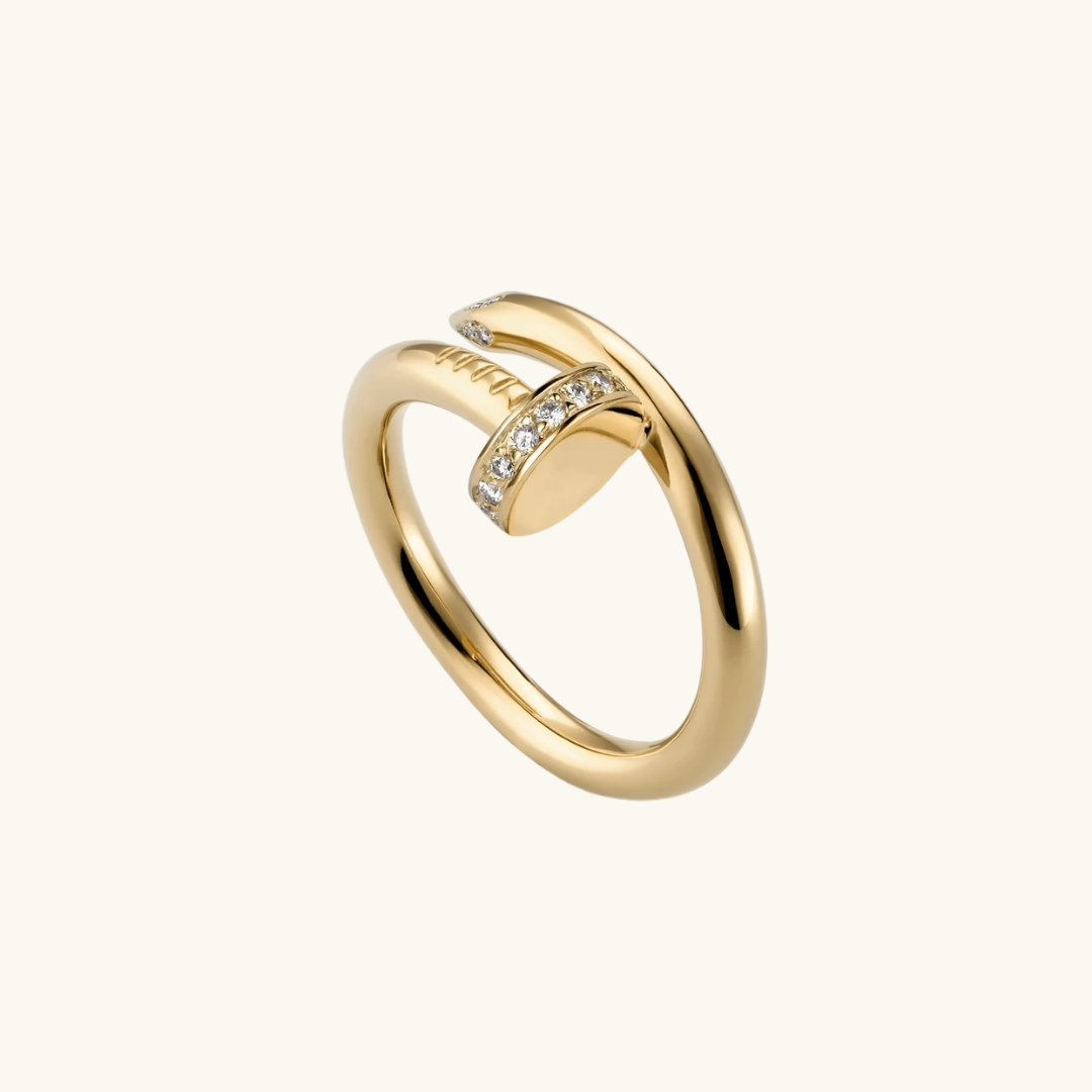 Luxe gouden nagelring