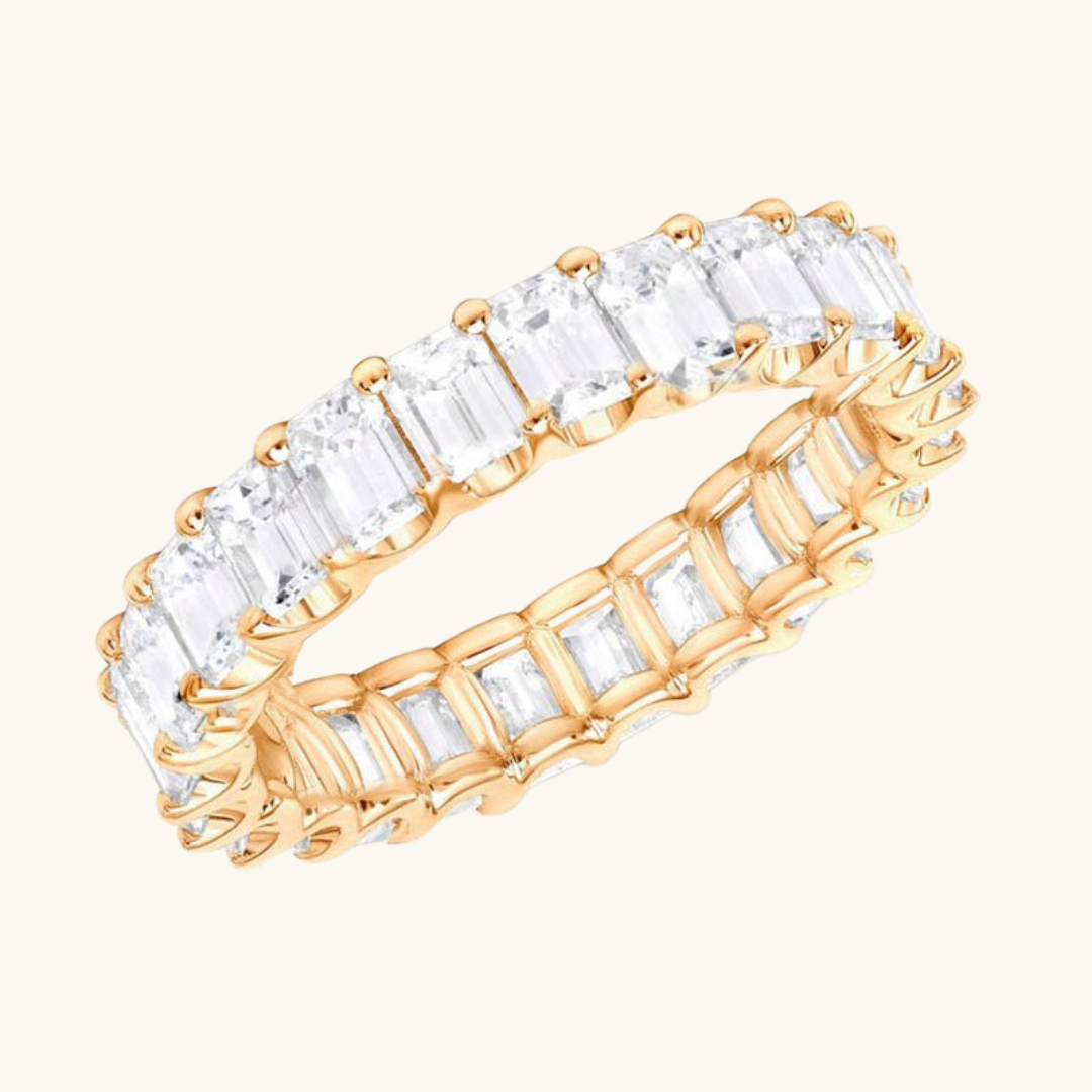 Kubieke ring goud