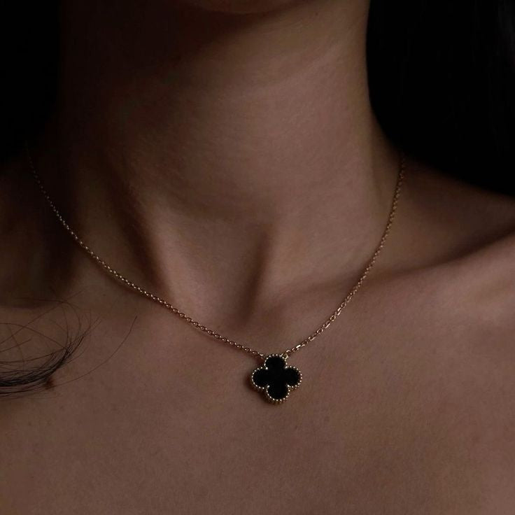 Klaver Zwarte Ketting