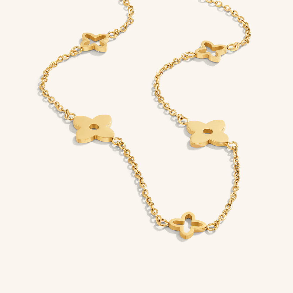 Torini Petal Ketting Goud