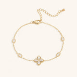 Klaver kristal armband