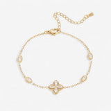 Klaver kristal armband
