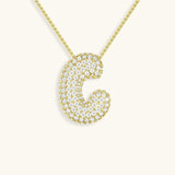 Aven Initial Diamanten Ketting
