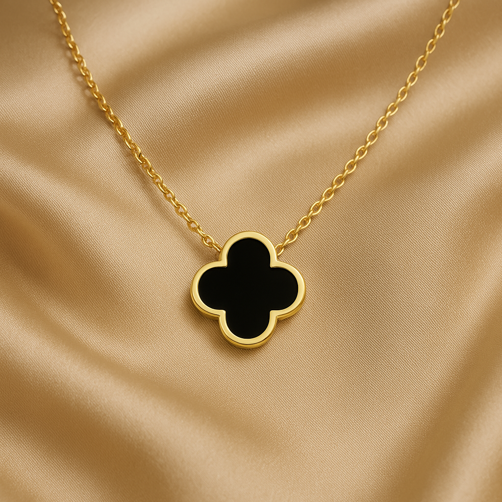 Klaver Zwarte Ketting