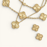 Clover set goud