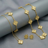 Clover set goud