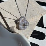 Aven Initial Diamanten Ketting