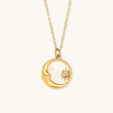 Eloa Lunar Gouden Ketting