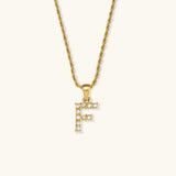 Elaria Letter Initial Diamanten Ketting