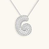 Aven Initial Diamanten Ketting
