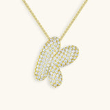 Aven Initial Diamanten Ketting