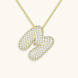 Aven Initial Diamanten Ketting