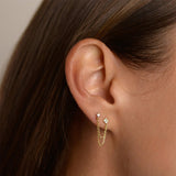 Ziri diamanten ketting stud