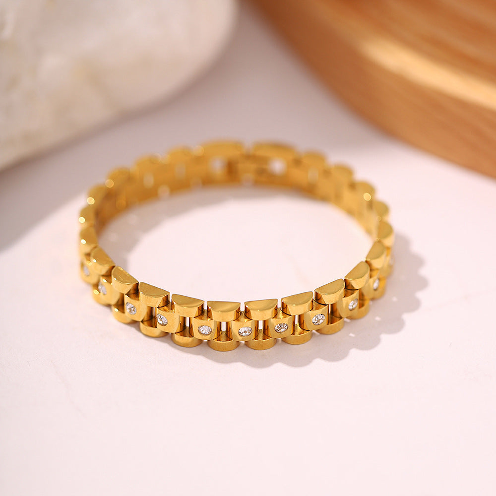 Mita Gouden Horlogeband Armband