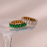 Sami Diamant Simulant Gouden Ring