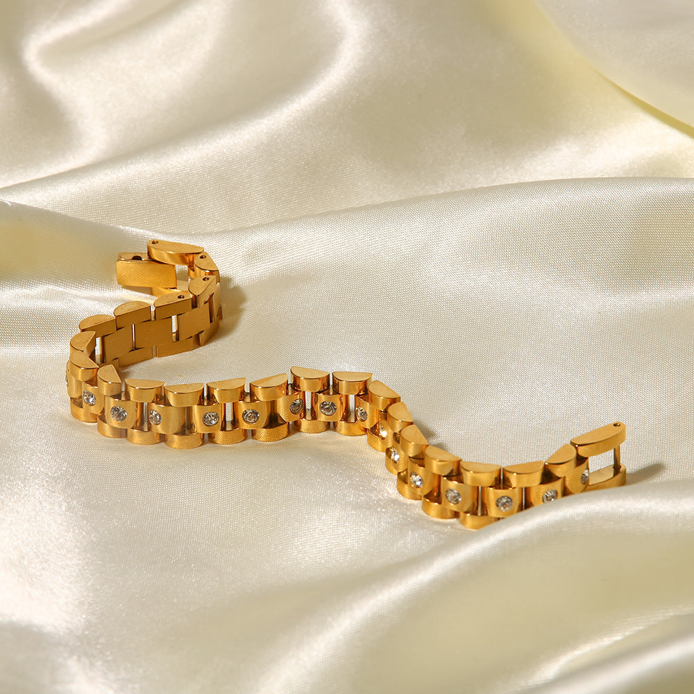 Mita Gouden Horlogeband Armband