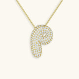 Aven Initial Diamanten Ketting