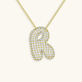 Aven Initial Diamanten Ketting