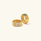 Alira diamanten gouden ring