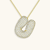 Aven Initial Diamanten Ketting