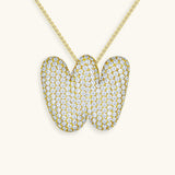 Aven Initial Diamanten Ketting