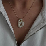 Aven Initial Diamanten Ketting