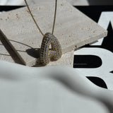 Aven Initial Diamanten Ketting