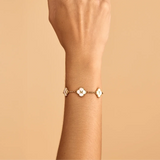 Klaver armband met aangepaste naam