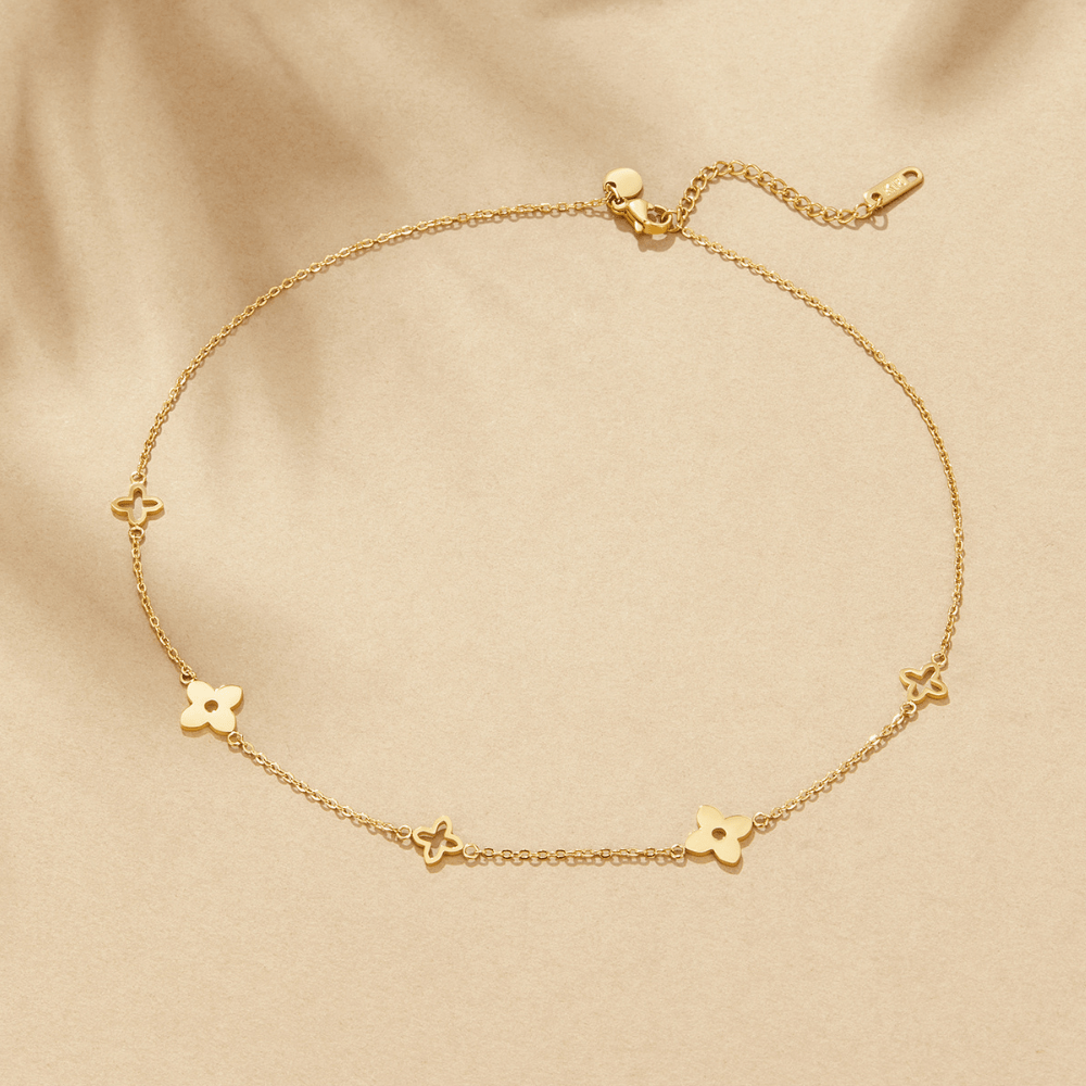 Torini Petal Ketting Goud