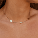 Torini Petal Ketting Goud